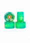 Preview: Slime Balls 60mm 78 a Light Ups LED Skateboard Wheels inkl. Kugellager (blue-green)